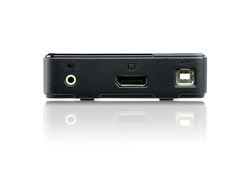 ATEN Commutateur KVM DisplayPort/audio USB 2 ports (4K pris en charge et câbles inclus) (CS782DP-AT) — image 2