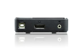 ATEN Commutateur KVM DisplayPort/audio USB 2 ports (4K pris en charge et câbles inclus) (CS782DP-AT) — image 3