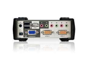 ATEN Commutateur KVMP™ VGA/audio PS/2-USB 2 ports avec OSD (CS1732B-AT-G) — image 2