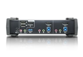 ATEN Commutateur KVMP™ DisplayPort 4K 2 ports USB 3.0 (câbles inclus) (CS1922-AT-G) — image 2