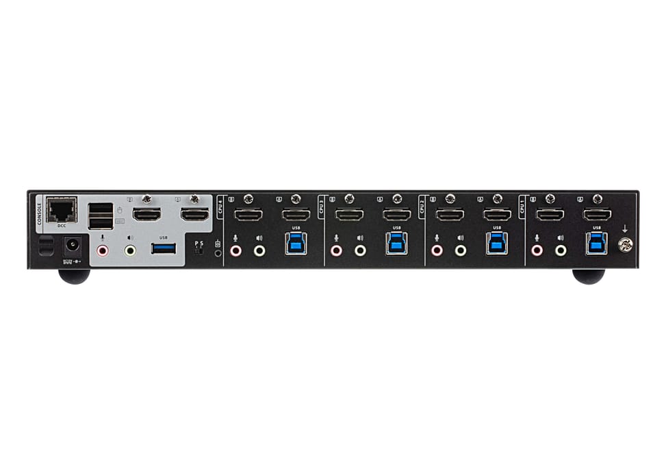 ATEN Commutateur KVMP™ deux affichages HDMI 4K 4 ports USB 3.0 (CS1844-AT-G) — image 2