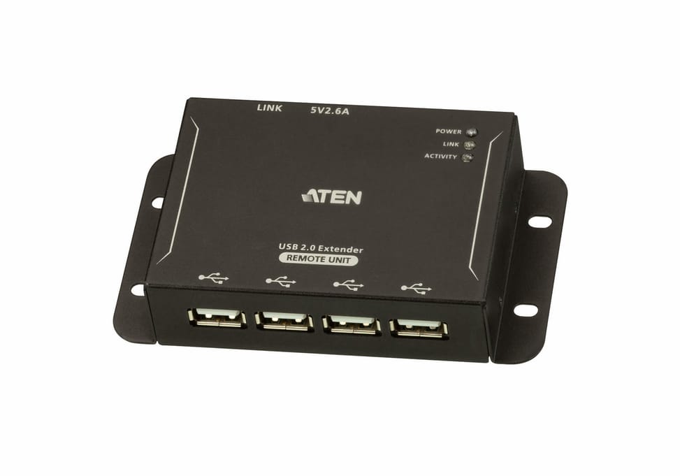 ATEN Système d'extension CAT 5 USB 2.0 à 4 Ports (jusqu'à 50 m) (UCE3250-AT-G) — image 2