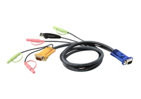 ATEN Câble KVM USB 3m avec SPHD 3 en 1 et audio Câble KVM USB 3m avec SPHD 3 en 1 et audio (2L-5303U)