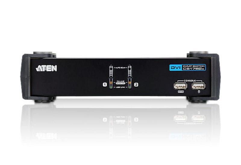 ATEN Commutateur KVMP™ DVI/audio USB 2 ports Commutateur KVMP™ DVI/audio USB 2 ports  (CS1762A-AT-G) — image 3