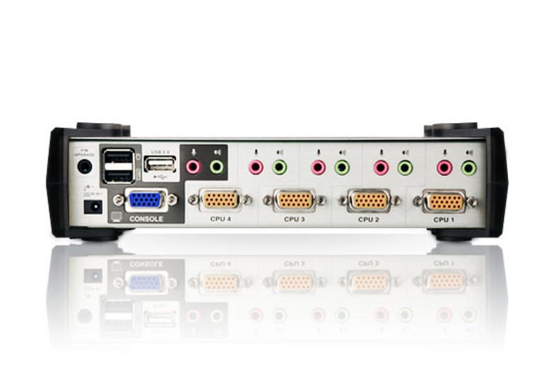 ATEN Commutateur KVMP™ VGA/audio PS/2-USB 4 ports avec OSD (CS1734B-AT-G) — image 2
