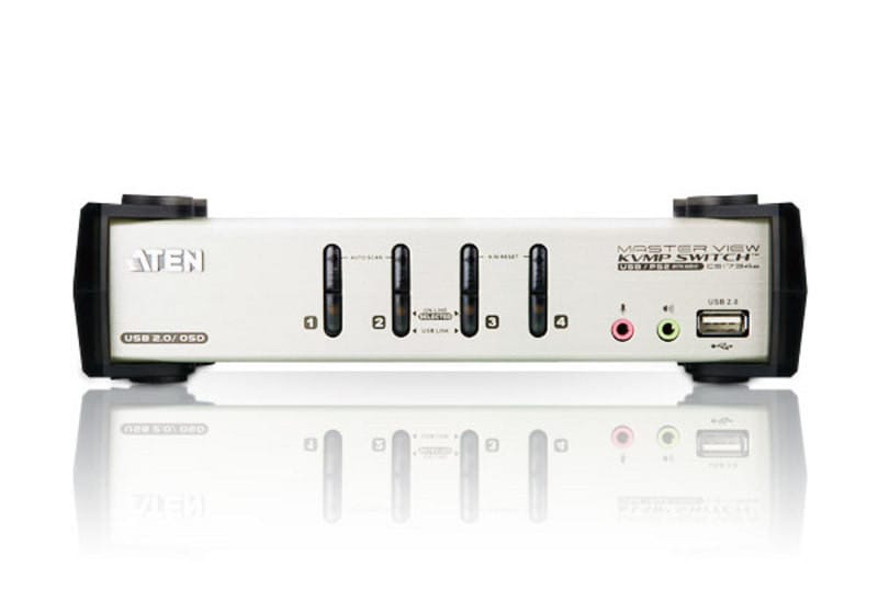 ATEN Commutateur KVMP™ VGA/audio PS/2-USB 4 ports avec OSD (CS1734B-AT-G) — image 3