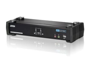 ATEN Commutateur KVMP™ DVI Dual Link/audio CH7.1 USB 2 ports (CS1782A-AT-G)