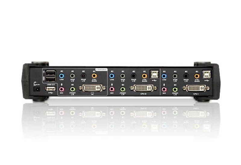 ATEN Commutateur KVMP™ DVI Dual Link/audio CH7.1 USB 2 ports (CS1782A-AT-G) — image 2