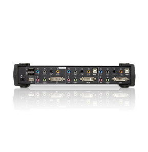 ATEN Commutateur KVMP™ DVI Dual Link/audio CH7.1 USB 2 ports (CS1782A-AT-G)