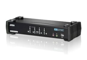 ATEN Commutateur KVMP™ DVI Dual Link/audio USB 4 ports Commutateur KVMP™ DVI Dual Link/audio USB 4 ports (CS1784A-AT-G)