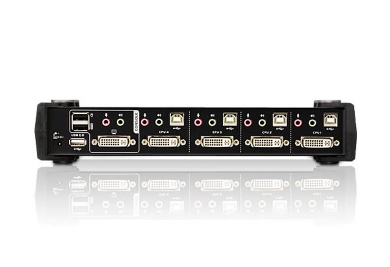 ATEN Commutateur KVMP™ DVI Dual Link/audio USB 4 ports Commutateur KVMP™ DVI Dual Link/audio USB 4 ports  (CS1784A-AT-G) — image 2