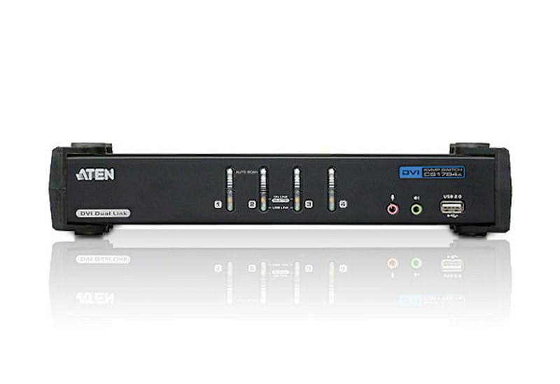 ATEN Commutateur KVMP™ DVI Dual Link/audio USB 4 ports Commutateur KVMP™ DVI Dual Link/audio USB 4 ports  (CS1784A-AT-G) — image 3