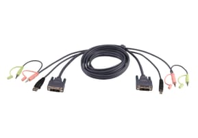 ATEN Câble KVM DVI-D USB Single Link 5m Câble KVM DVI-D USB Single Link 5m (2L-7D05U)