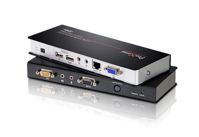 ATEN Extension KVM Cat 5 VGA/audio USB avec redressement (1280 x 1024@300m) (CE770-AT-G) — image 1