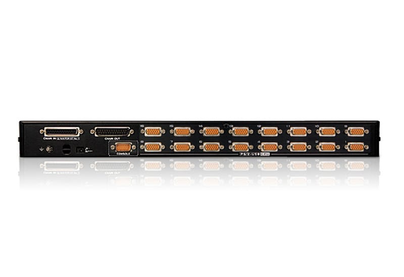 ATEN Commutateur KVM VGA USB PS/2 16 ports avec port de connexion en chaîne avec prise en charge des périphériques USB — image 2
