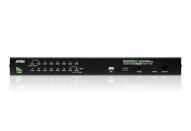 ATEN Commutateur KVM VGA USB PS/2 16 ports avec port de connexion en chaîne avec prise en charge des périphériques USB — image 3