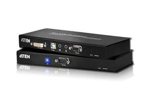 ATEN Extension KVM Cat 5 DVI USB (1024 x 768@60m) Extension KVM Cat 5 DVI USB (1024 x 768@60m) (CE600-AT-G)