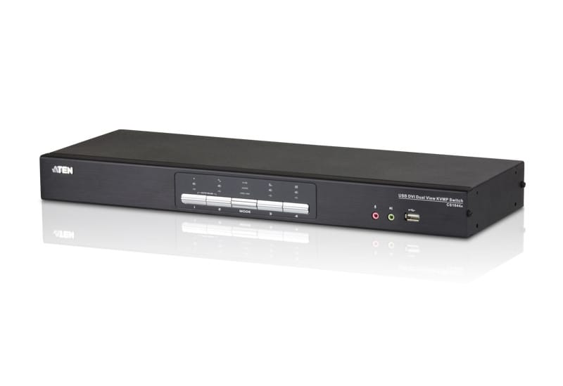 ATEN Commutateur KVMP™ deux affichages/audio DVI Dual Link USB 4 ports (CS1644A-AT-G) — image 1