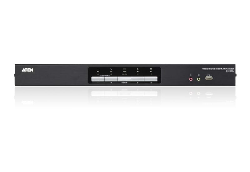 ATEN Commutateur KVMP™ deux affichages/audio DVI Dual Link USB 4 ports (CS1644A-AT-G) — image 3