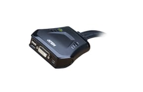 ATEN Commutateur KVM câble DVI USB 2 ports avec sélecteur de port distant (CS22D-AT) — image 2