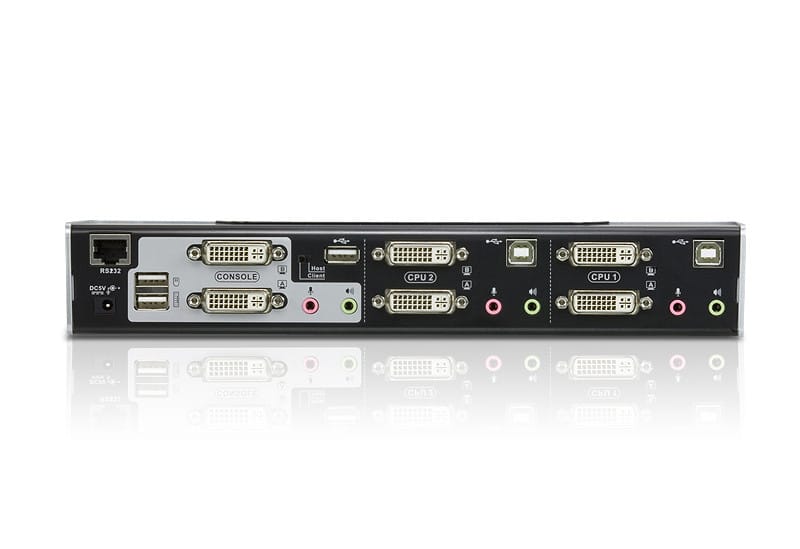 ATEN Commutateur KVMP™ deux affichages/audio DVI Dual Link USB 2 ports (CS1642A-AT-G) — image 2