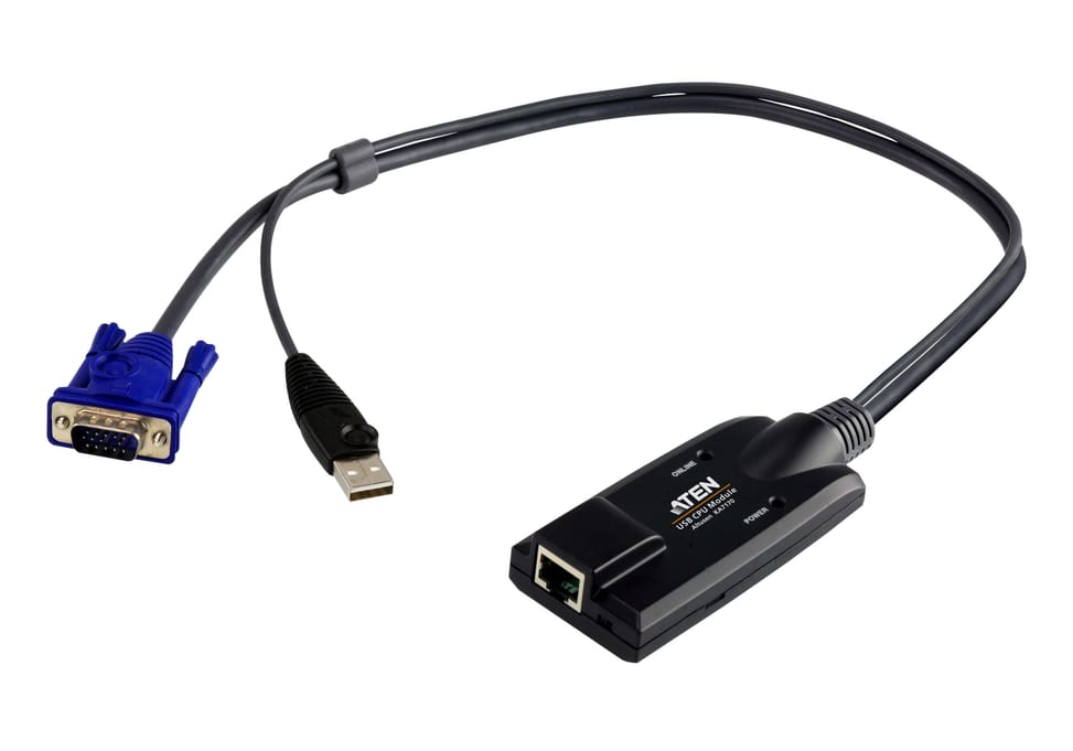 ATEN Adaptateur KVM VGA USB avec prise en charge de la vidéo composite (KA7170-AX) — image 1