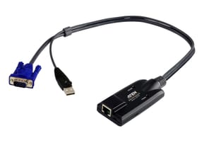 ATEN Adaptateur KVM VGA USB avec prise en charge de la vidéo composite (KA7170-AX)