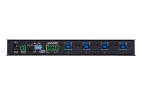 ATEN Commutateur de hub industriel USB 3.2 Gen1 4 x 4 Commutateur de hub industriel USB 3.2 Gen1 4 x 4 (US3344I-AT) — image 2
