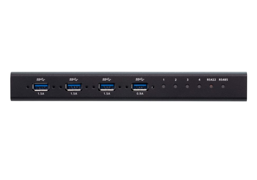 ATEN Commutateur de hub industriel USB 3.2 Gen1 4 x 4 Commutateur de hub industriel USB 3.2 Gen1 4 x 4 (US3344I-AT) — image 3