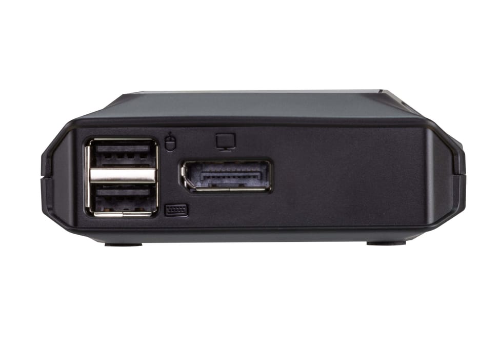 ATEN Commutateur KVM DisplayPort 4K 2 ports USB-C avec sélecteur de port à distance (US3312-AT) — image 2