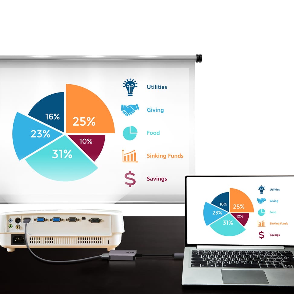 ATEN Adaptateur USB-C à 4K HDMI Adaptateur USB-C à 4K HDMI  (UC3008A1-AT) — image 6