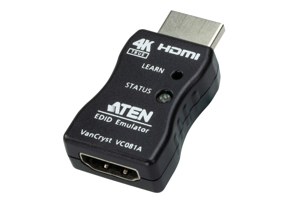 ATEN Adaptateur émulateur EDID HDMI True 4K Adaptateur émulateur EDID HDMI True 4K  (VC081A-AT) — image 1