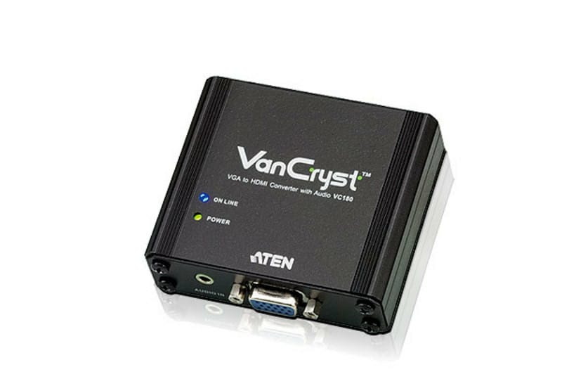 ATEN Convertisseur VGA/audio vers HDMI Convertisseur VGA/audio vers HDMI  (VC180-AT-G) — image 1
