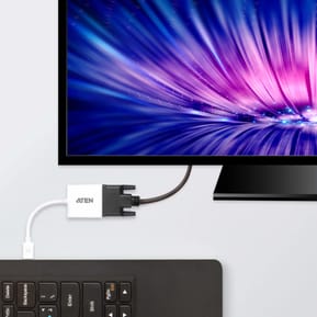 ATEN Adaptateur port Mini Display vers DVI Adaptateur port Mini Display vers DVI (VC960-AT) — image 2