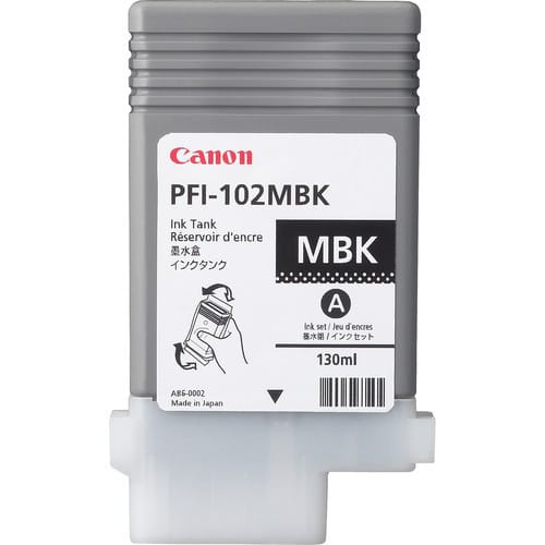 Canon PFI-102MBK cartouche d'encre Original Noir mat (0894B001)