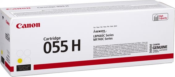 Canon 055H Cartouche de toner 1 pièce(s) Original Jaune (3017C002)