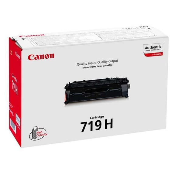 Canon CRG 719H BK Cartouche de toner 1 pièce(s) Original Noir Cartouche toner noir haut rendement 719H (3480B002)