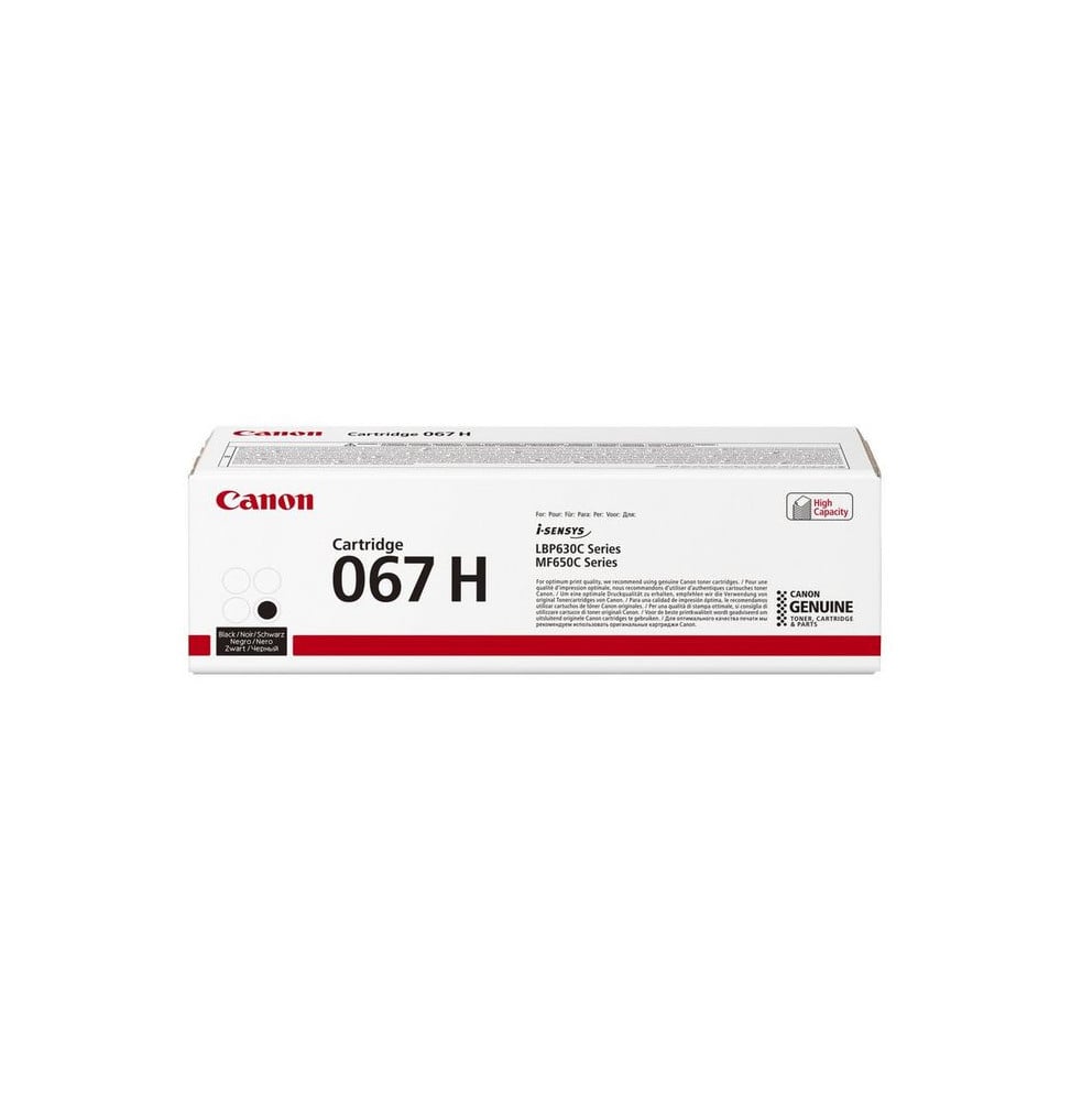 Canon 067H Cartouche de toner 1 pièce(s) Original Noir 067H noir  (5106C002AA)