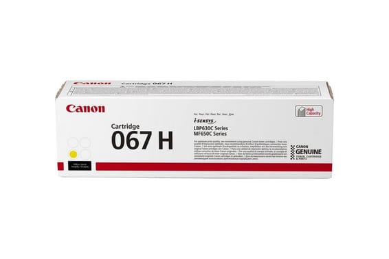 Canon 067H Cartouche de toner 1 pièce(s) Original Jaune 067H jaune (5103C002AA)