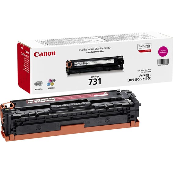 Canon 731 Cartouche de toner 1 pièce(s) Original Magenta 1500 pages, magenta, i-SENSYS LBP7100CN/7110CW (6270B002)