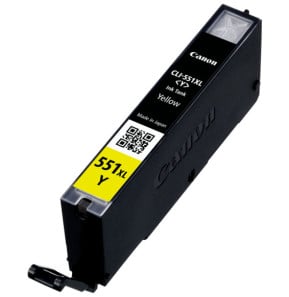 Canon Cartouche d'encre jaune à haut rendement CLI-551XL Cartouche d'encre jaune à haut rendement  CLI-551XL  (6446B001)