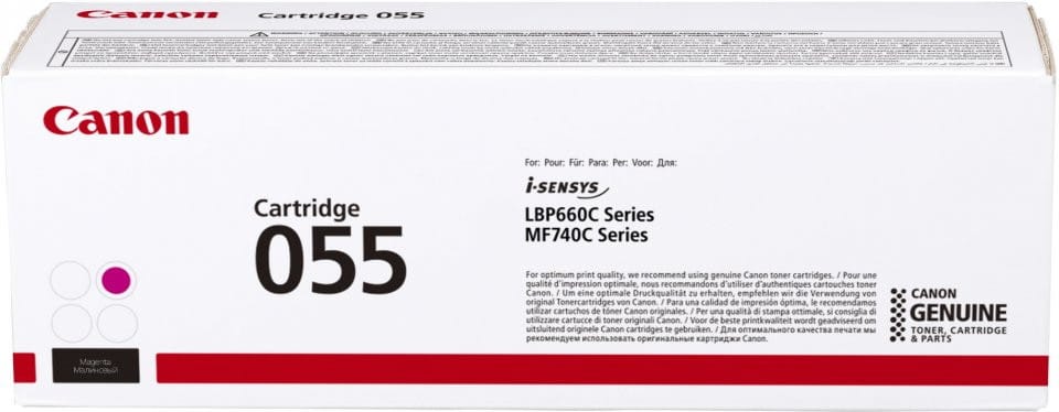 Canon 055 Toner Cartridge 1 piece Original Magenta (3014C002AA) — image 1
