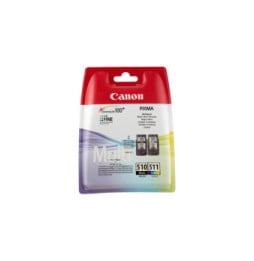 Canon Multipack de cartouches d'encre PG-510/CL-511 BK/C/M/Y (2970B010)