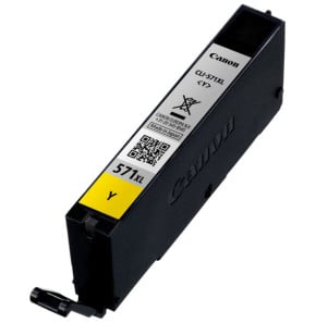 Canon Cartouche d'encre jaune à haut rendement CLI-571XL Cartouche d'encre jaune à haut rendement  CLI-571XL  (0334C001)