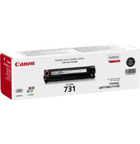 Canon 731 Cartouche de toner 1 pièce(s) Original Noir 1400 pages, noir, i-SENSYS LBP7100CN/7110CW  (6272B002)