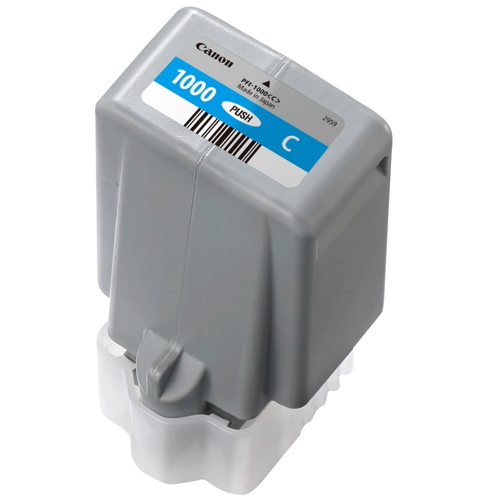 Canon Cartouche d'encre cyan PFI-1000C Cartouche d'encre cyan  PFI-1000C  (0547C001)