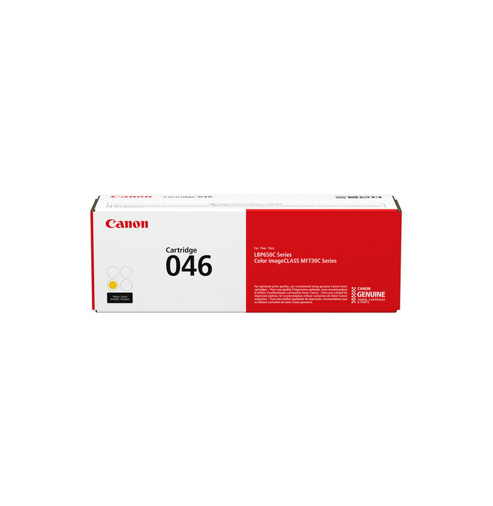 Canon 046 Cartouche de toner 1 pièce(s) Original Jaune (1247C002)