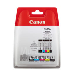 Canon Multipack de cartouches d'encre PGI-570BK / CLI-571 BK/C/M/Y (0372C004)