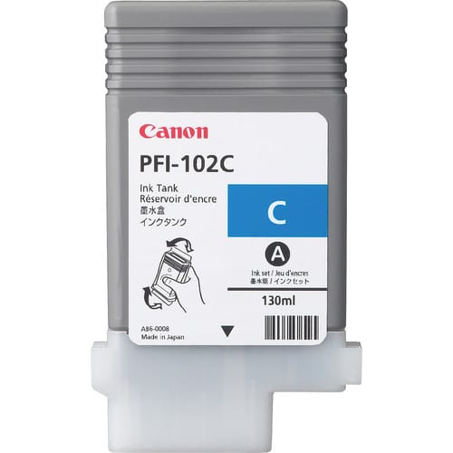 Canon PFI-102C cartouche d'encre Original Cyan (0896B001)