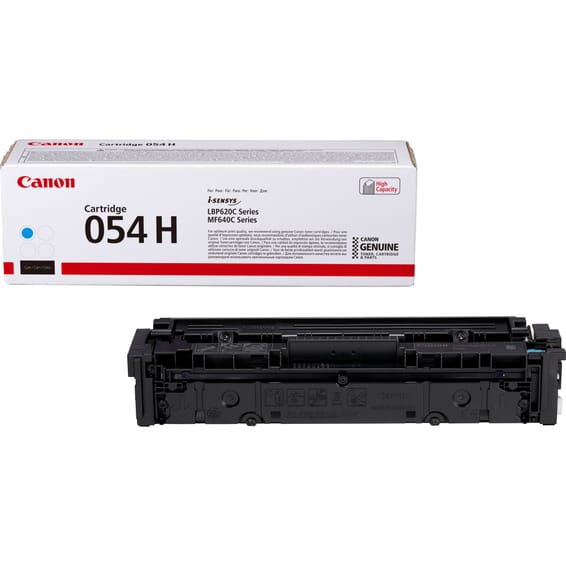 Canon Cartouche de toner haut rendement 054 H, cyan Cartouche de toner haut rendement 054 H, cyan (3027C002)